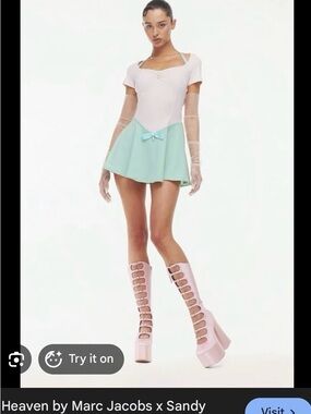 Heaven by Marc Jacobs x Sandy Liang x New York City Ballet Pink Mini Dress